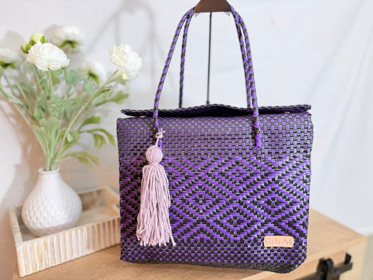 Purple & black
