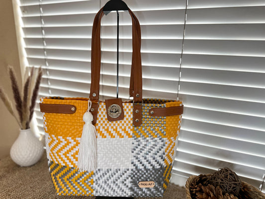 Yellow, white & Silver