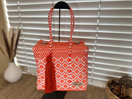 Orange & White