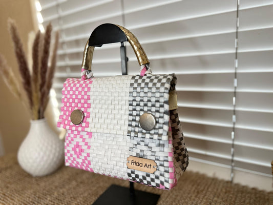 Pink, White & Silver
